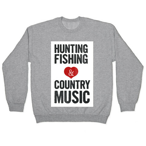 Hunting Fishing & Country Music (Womens) Pullover