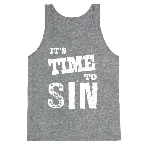 It's Time to Sin (Juniors) Tank Top
