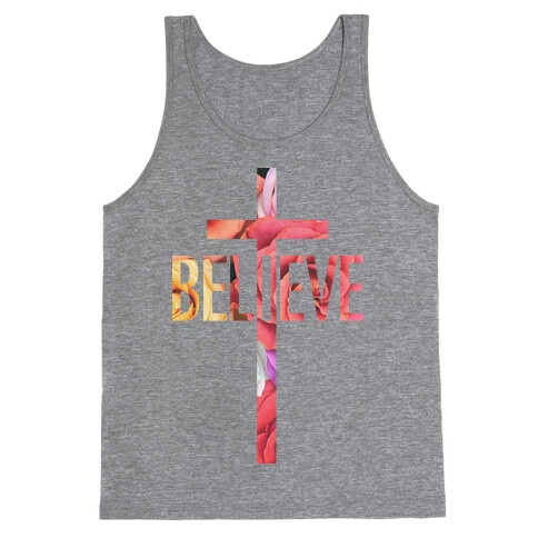 Believe (Floral) Tank Top