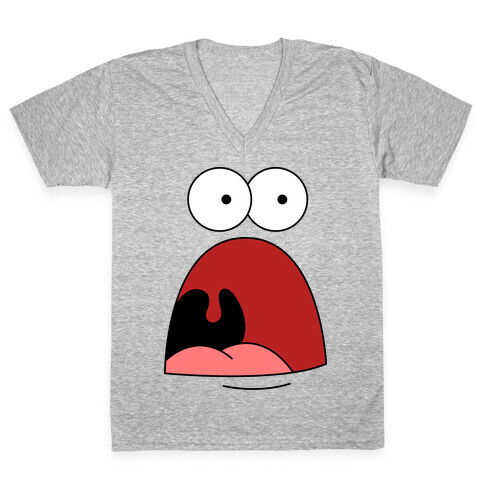 Patrick is Shocked V-Neck Tee Shirt