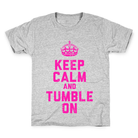 Keep Calm and Tumble On (Tank) Kids T-Shirt