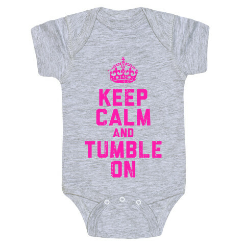 Keep Calm and Tumble On (Tank) Baby One-Piece