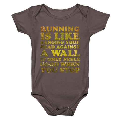 Running Is Baby One-Piece