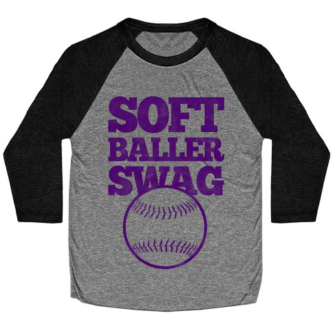 Soft Baller Swag Baseball Tee