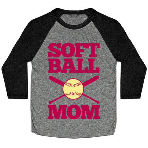 Softball Mom Baseball Tee