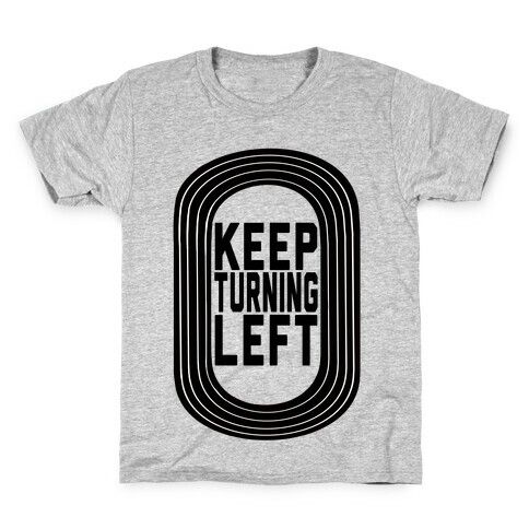 Track: Keep Turning Left Kids T-Shirt