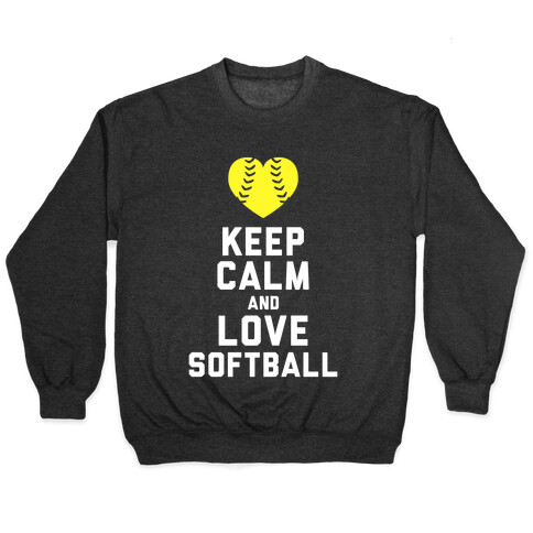 Keep Calm and Love Softball (Tank) Pullover