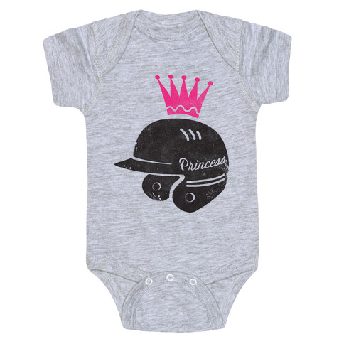 Softball Princess Baby One-Piece