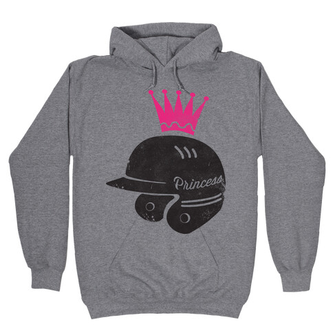 Softball Princess Hooded Sweatshirt