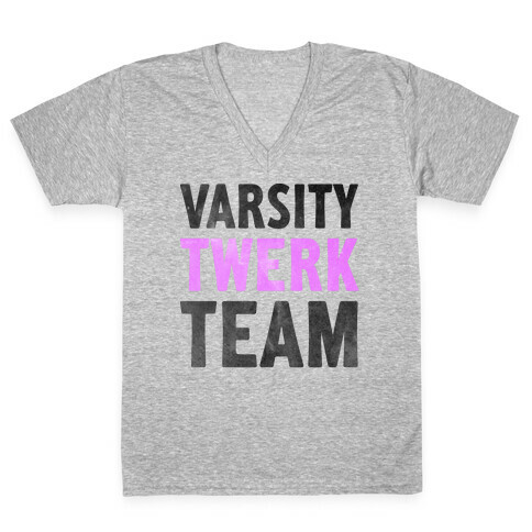 Varsity Twerk Team V-Neck Tee Shirt