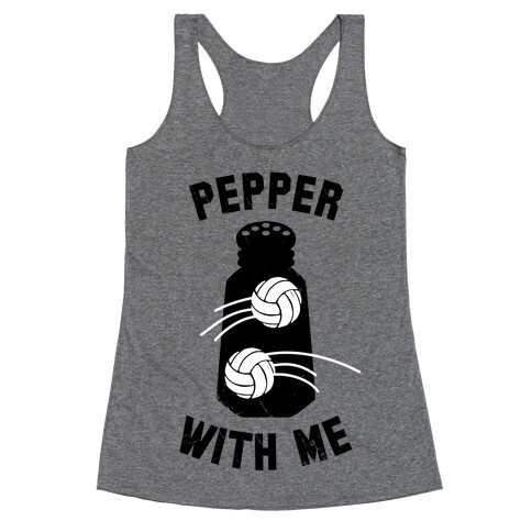 Pepper With Me (Tank) Racerback Tank Top