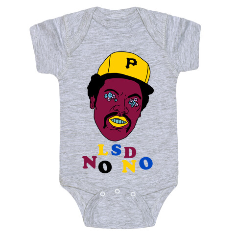 LSD No-No Hitter (Baseball) Baby One-Piece