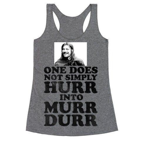 Derp Boromir Racerback Tank Top