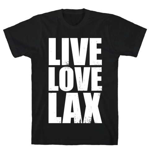 Live, Love, Lax (Dark Tank) T-Shirt