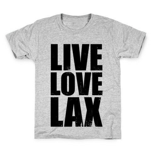 Live, Love, Lax (Tank) Kids T-Shirt