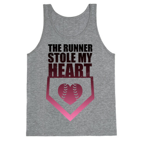 The Runner Stole My Heart (Baseball Tee) Tank Top