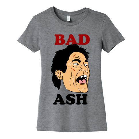 Bad Ash Couples Shirt Womens T-Shirt