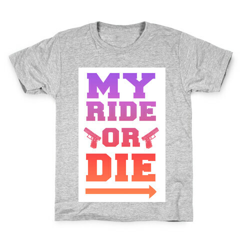My Ride or Die (Dusk) Kids T-Shirt