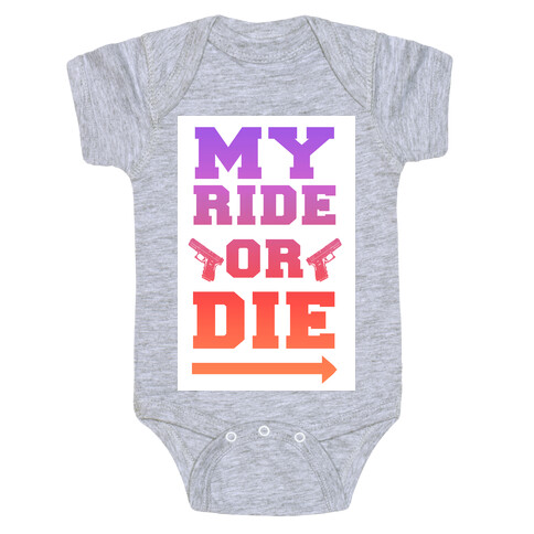 My Ride or Die (Dusk) Baby One-Piece