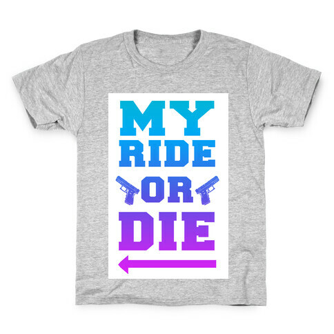 My Ride or Die (Dawn) Kids T-Shirt