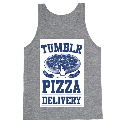 Tumblr Pizza Delivery Tank Top