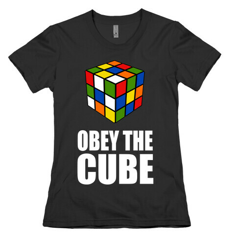 Obey the Cube Womens T-Shirt
