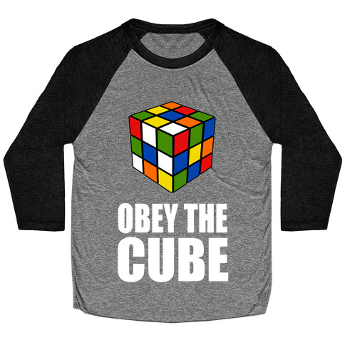 Obey the Cube Baseball Tee