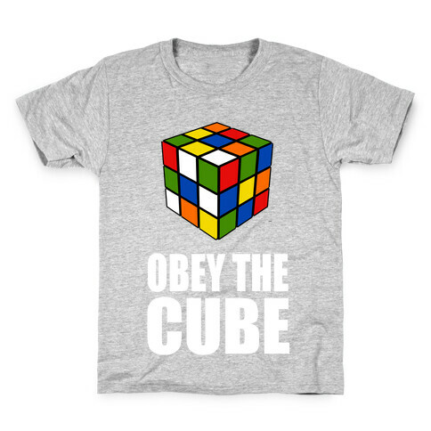 Obey the Cube (Juniors) Kids T-Shirt