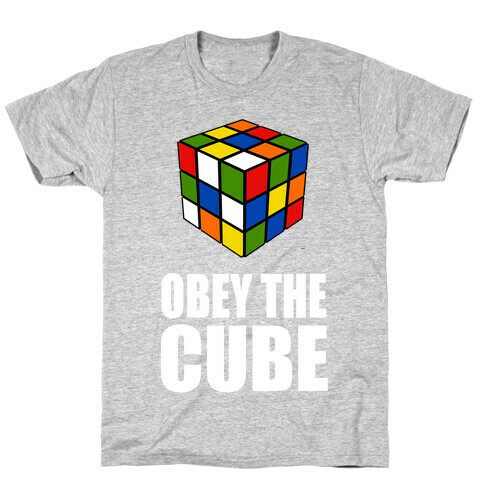 Obey the Cube (Juniors) T-Shirt