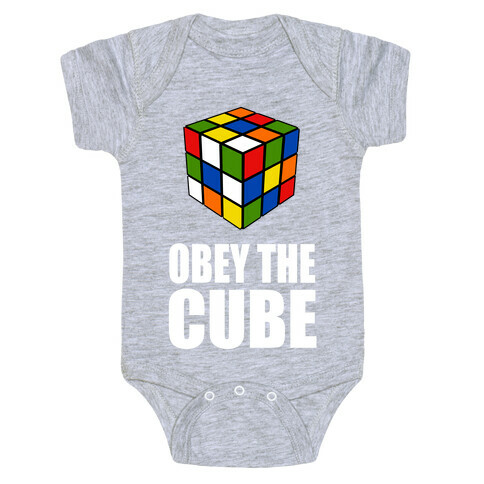 Obey the Cube (Juniors) Baby One-Piece