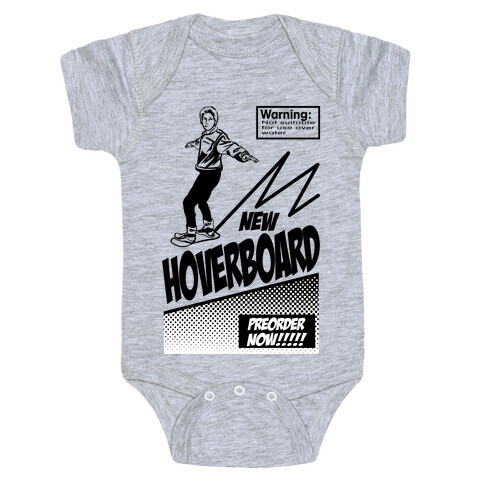 Hoverboard Advertisement Baby One-Piece