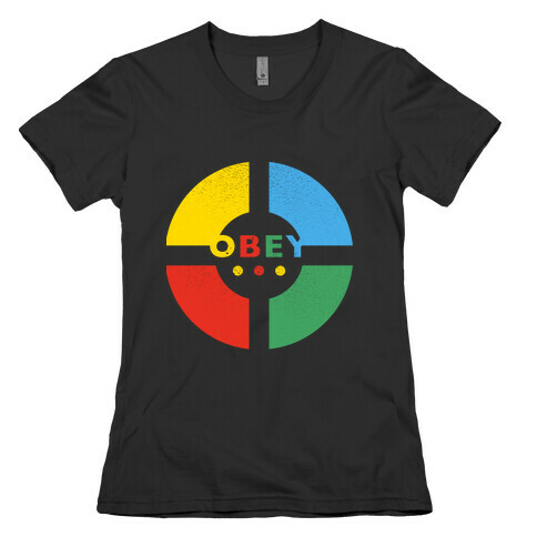 Simon Says Obey (Vintage) Womens T-Shirt