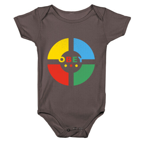 Simon Says Obey (Vintage) Baby One-Piece