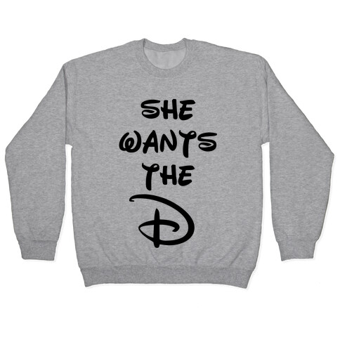 She Wants the D (Tank) Pullover