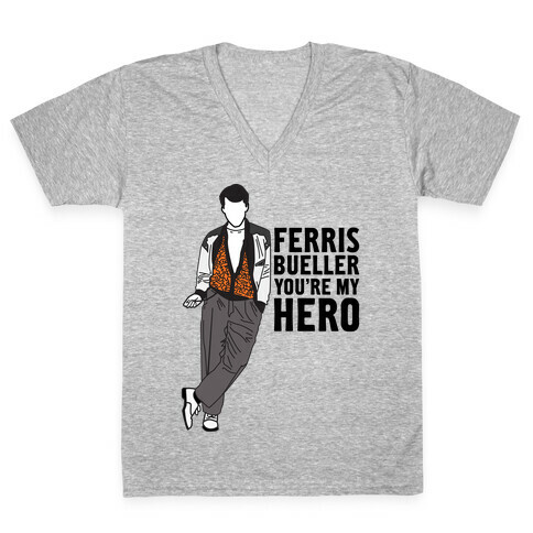 You're My Hero V-Neck Tee Shirt