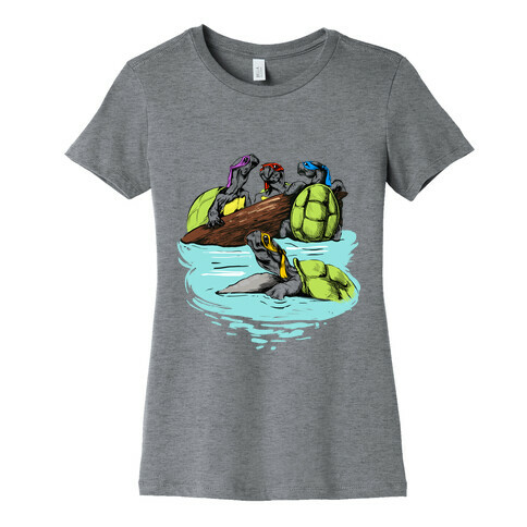 Turtle Power Womens T-Shirt