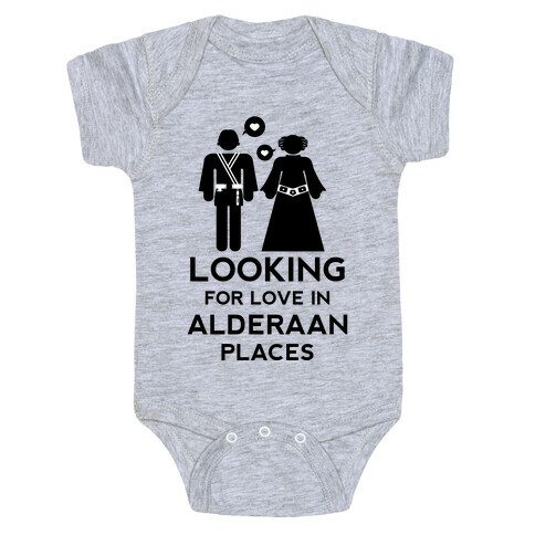 Looking for Love in Alderaan Places Baby One-Piece