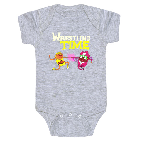 Wrestling Time Baby One-Piece