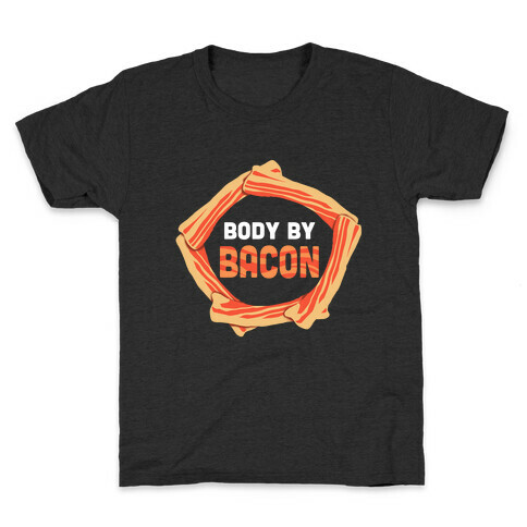 Body By Bacon (Tank) Kids T-Shirt