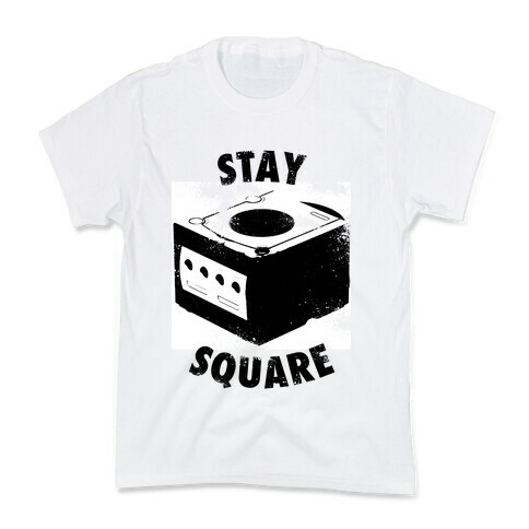 Stay Square (Vintage) Kids T-Shirt