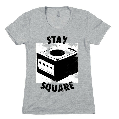 Stay Square (Vintage) Womens T-Shirt