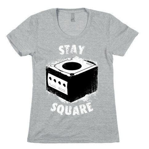 Stay Square (Dark Tank) Womens T-Shirt