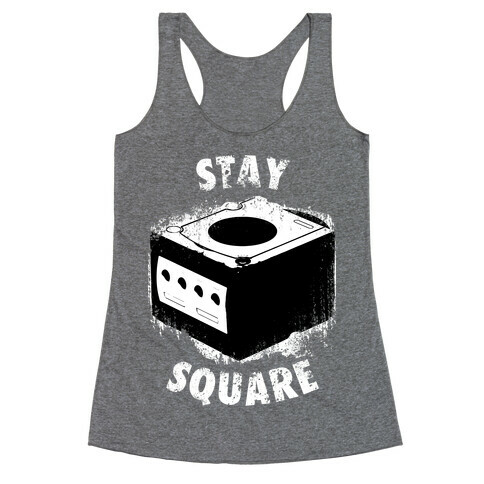 Stay Square (Dark Tank) Racerback Tank Top