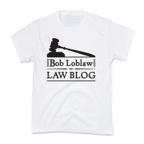 Law Blog Kids T-Shirt