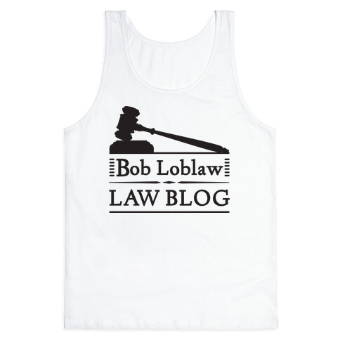 Law Blog Tank Top