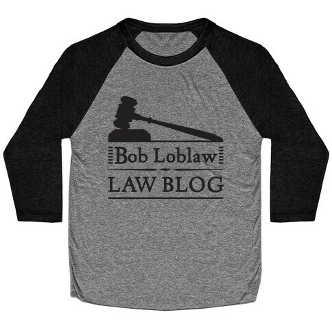 Law Blog Baseball Tee