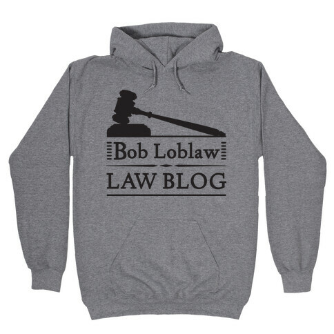 Law Blog Hooded Sweatshirt