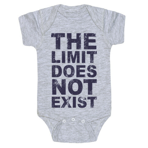 The Limit Does Not Exist (Tank) Baby One-Piece