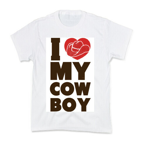 I Love My Cowboy Kids T-Shirt