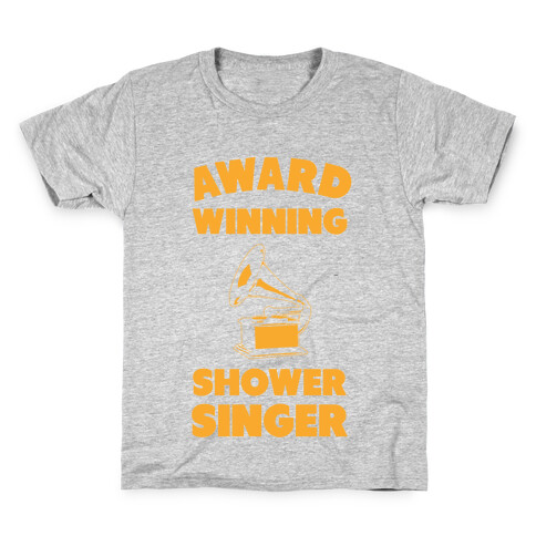 Award Winning Shower Singer Kids T-Shirt